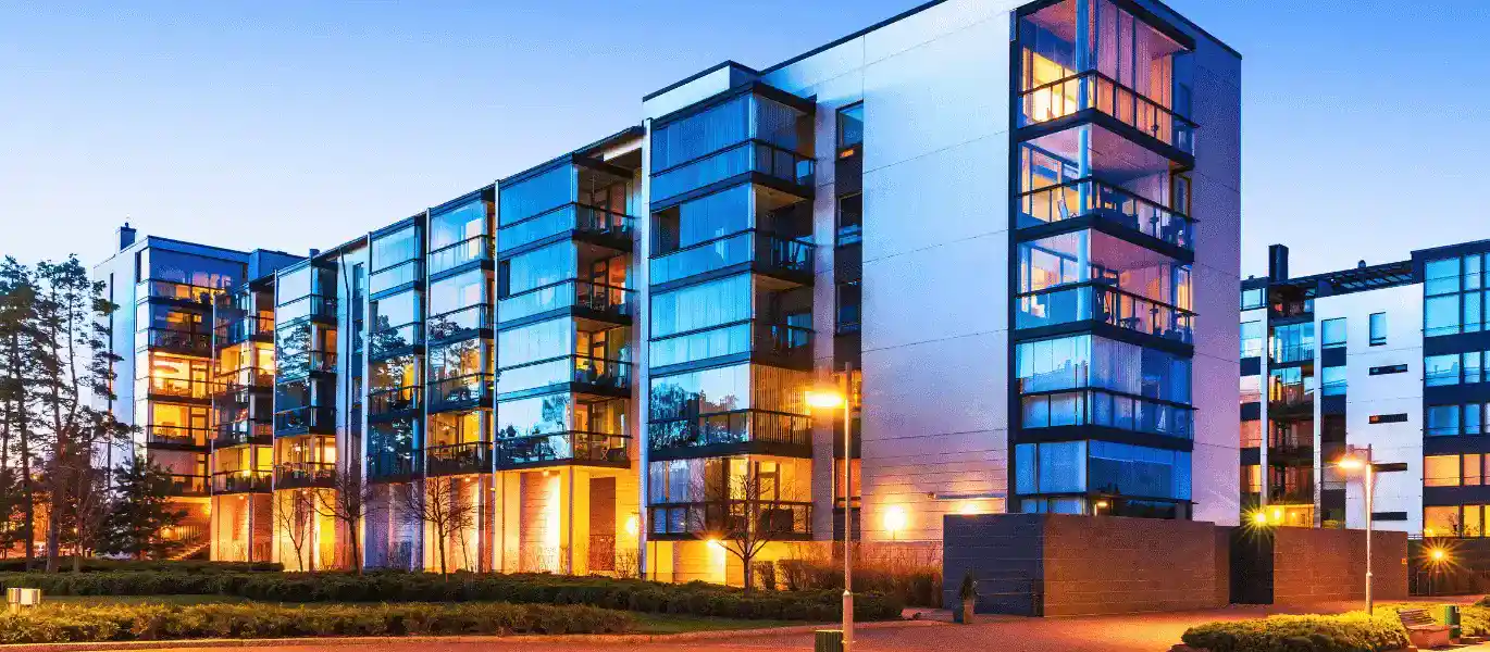 Nowoczesny budynek mieszkalny – sprzątanie wspólnot mieszkaniowych w Lublinie